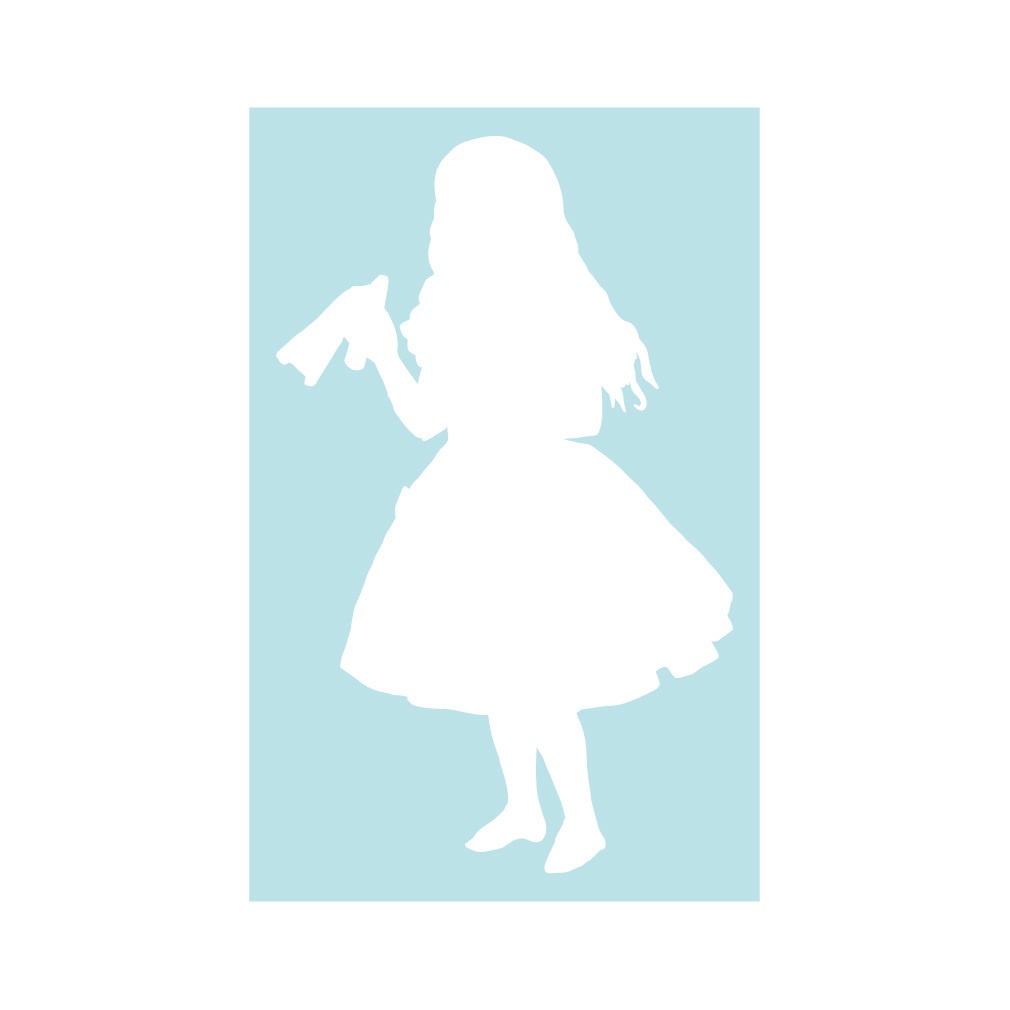 ステッカー 「不思議の国のアリス」DRINK ME