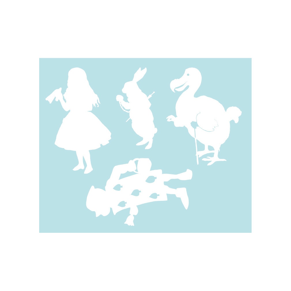 ステッカー 「不思議の国のアリス」1