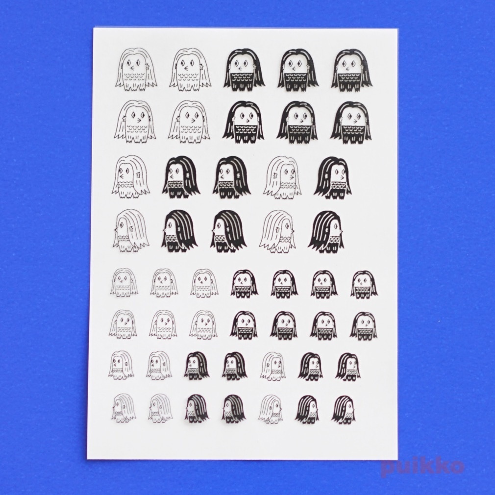 妖怪 アマビエ2 レジン封入用フィルム