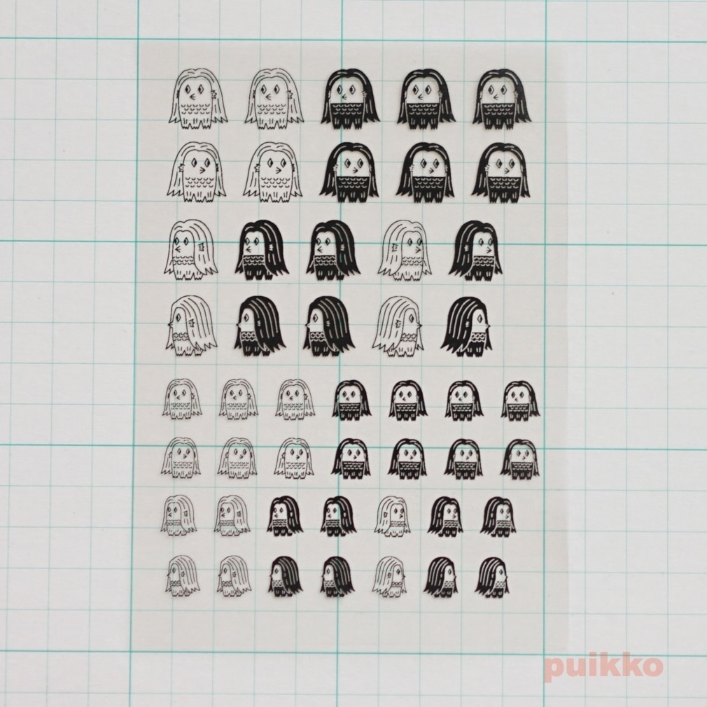 妖怪 アマビエ2 レジン封入用フィルム