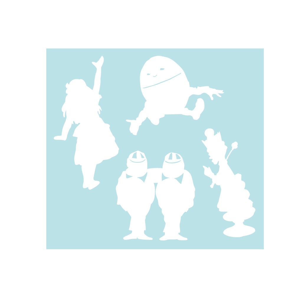 ステッカー 「鏡の国のアリス」