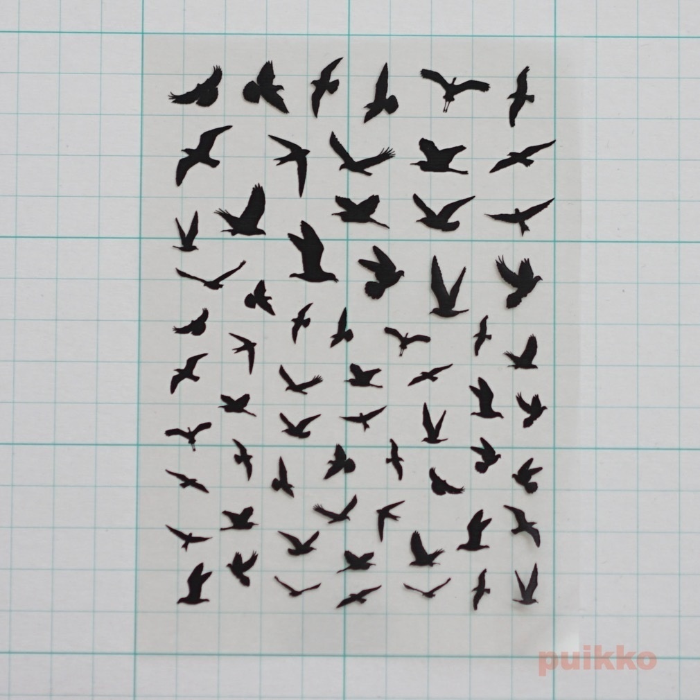 飛ぶ鳥 レジン封入用フィルム Puikko Booth