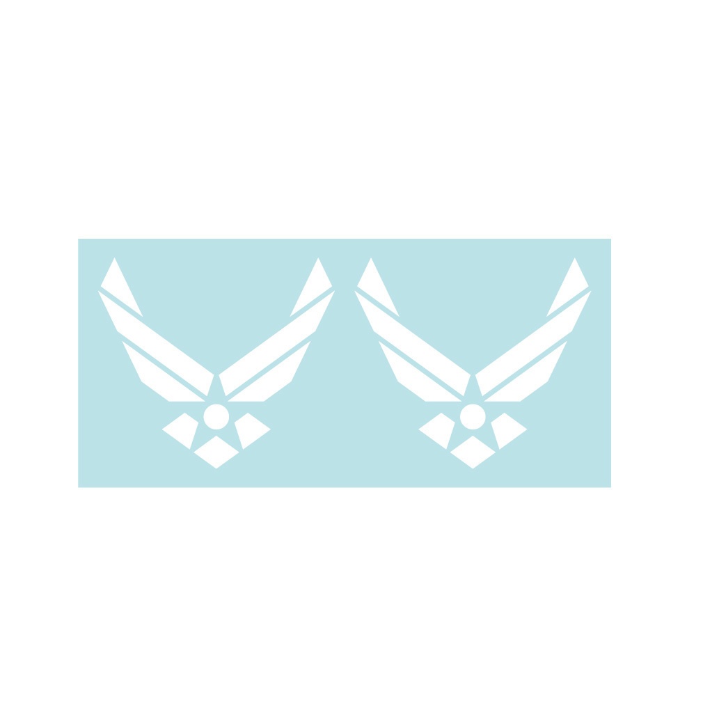 ミリタリーステッカー アメリカ空軍マーク・小(2片)