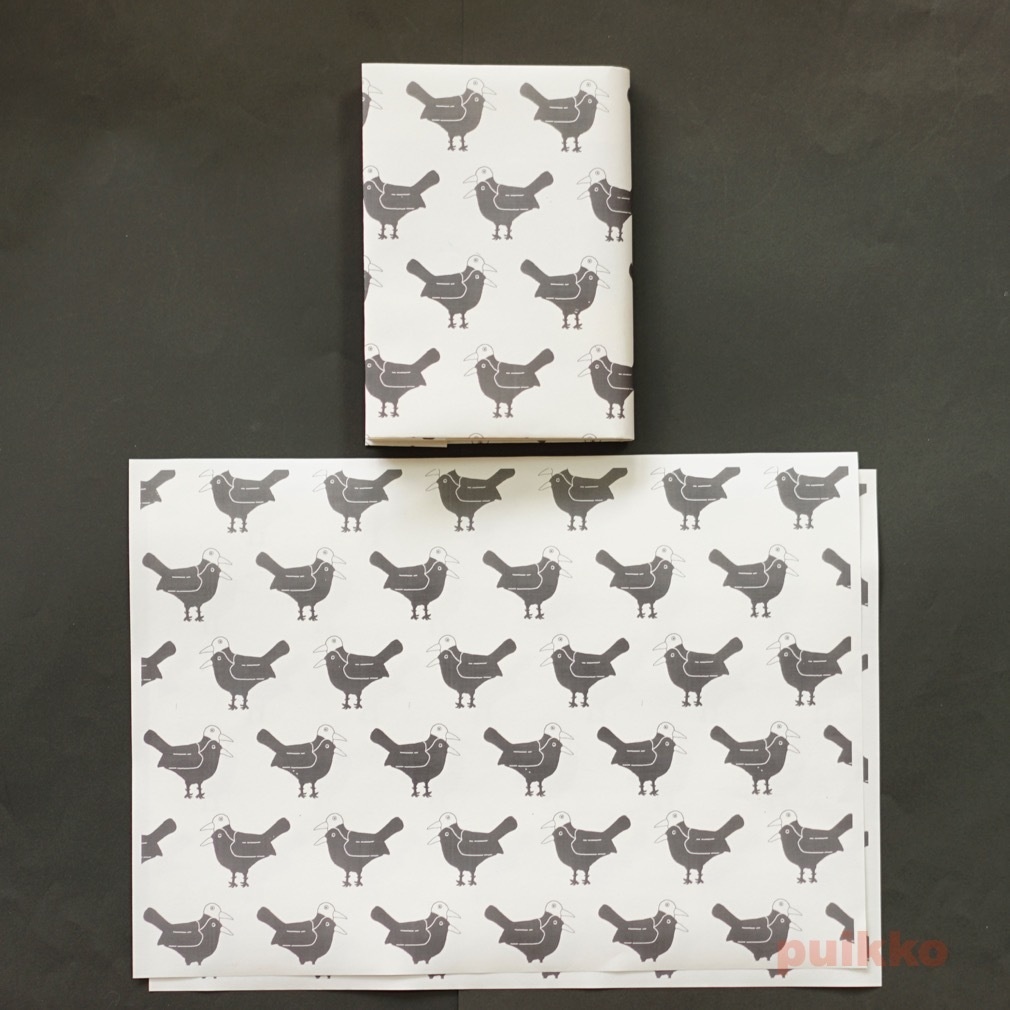 紙製ブックカバー アマビエ+ヨゲンノトリ