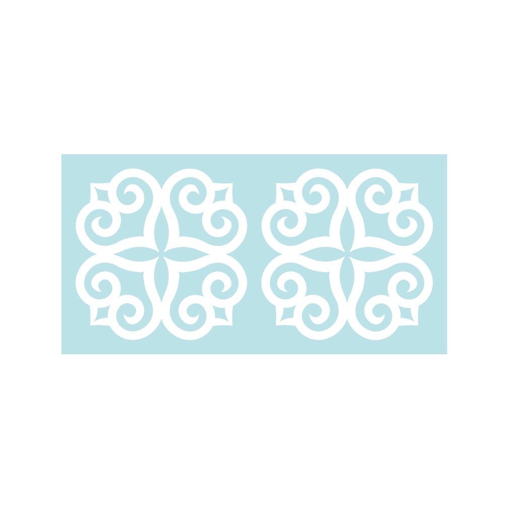 ステッカー アイヌ文様3(2片)