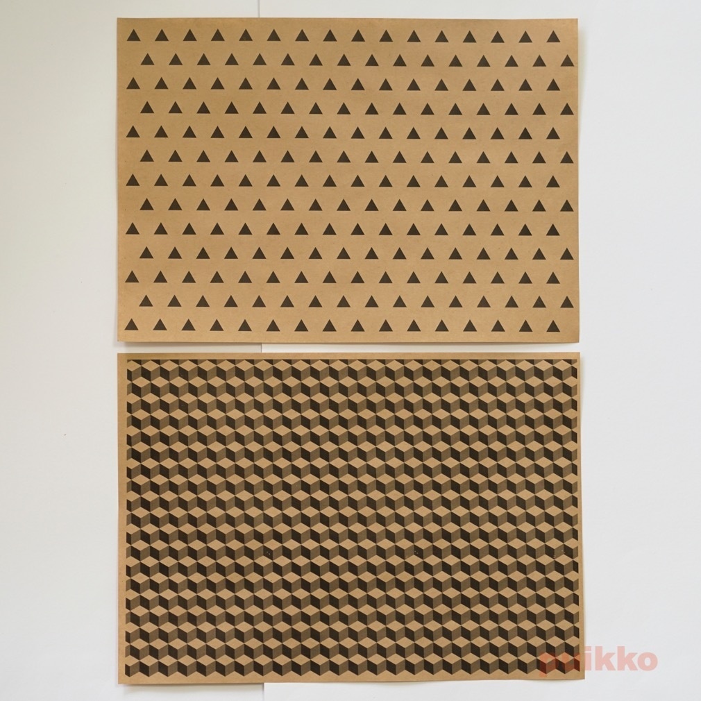 紙製ブックカバー 和柄パターン4