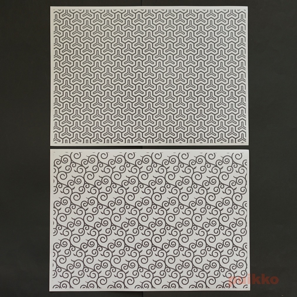 紙製ブックカバー 和柄パターン4