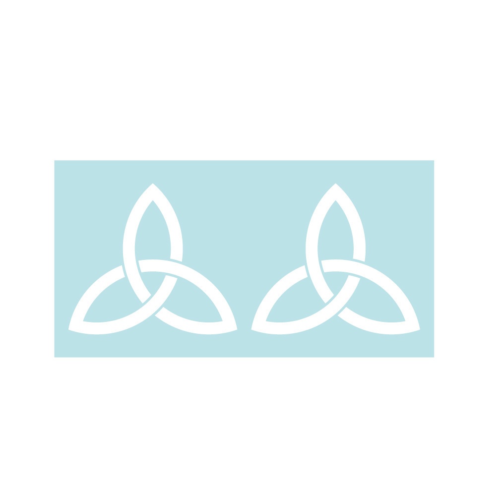 ステッカー ケルティックシンボル トリケトラ1(2片)