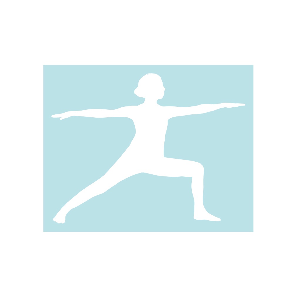 ステッカー ヨガ 戦士のポーズ