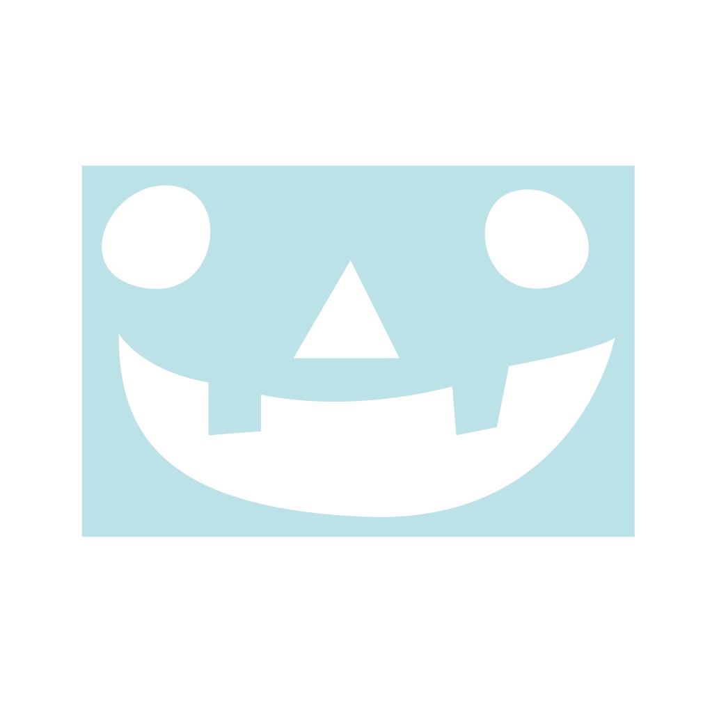 ステッカー ハロウィン カボチャ顔5