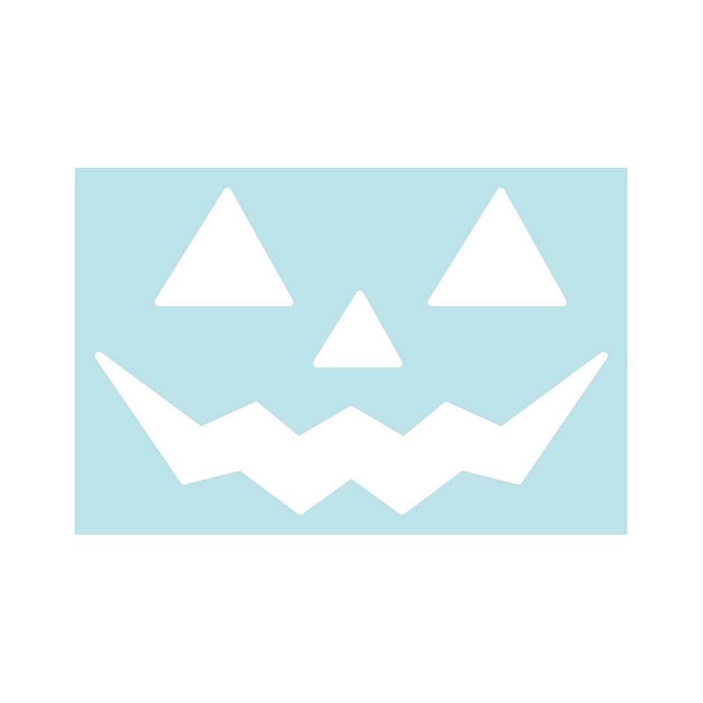 ステッカー ハロウィン カボチャ顔6