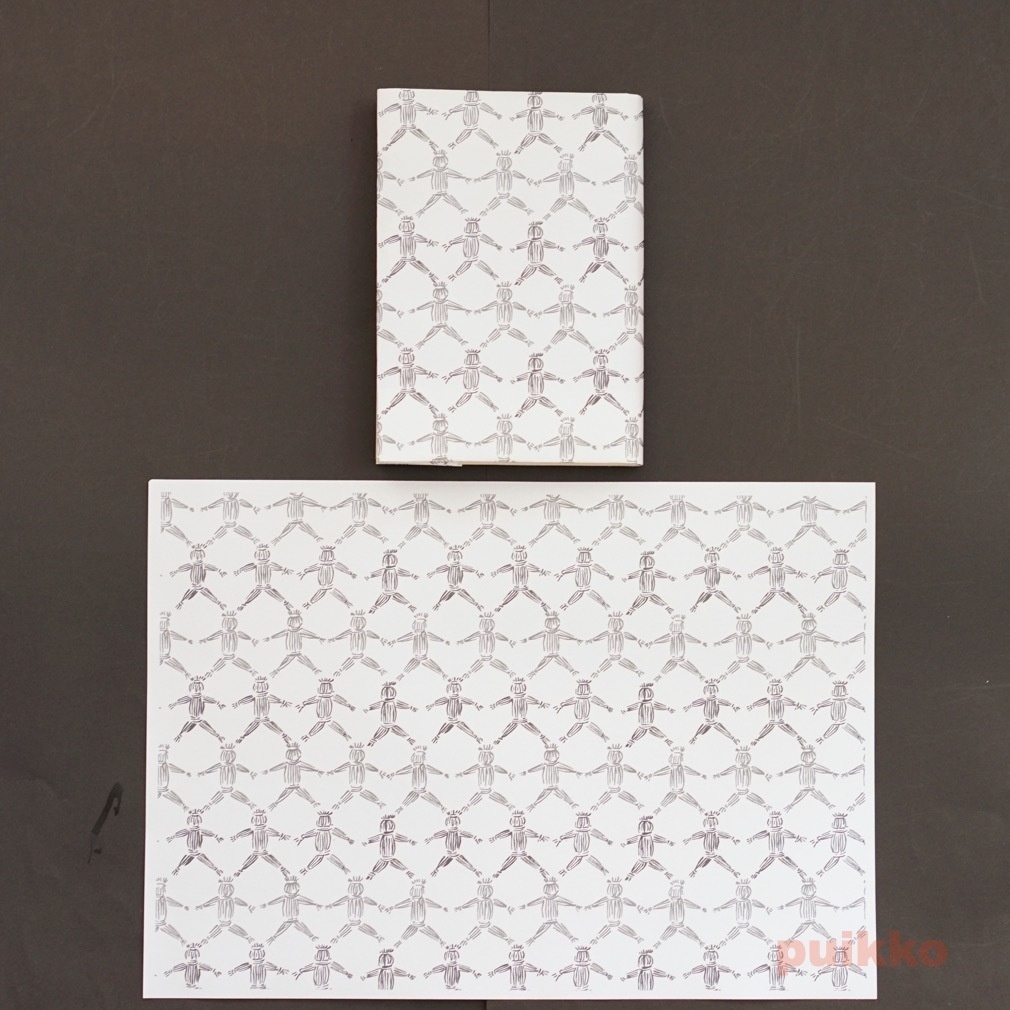 紙製ブックカバー 面白文様2 山東京伝「小紋雅話」