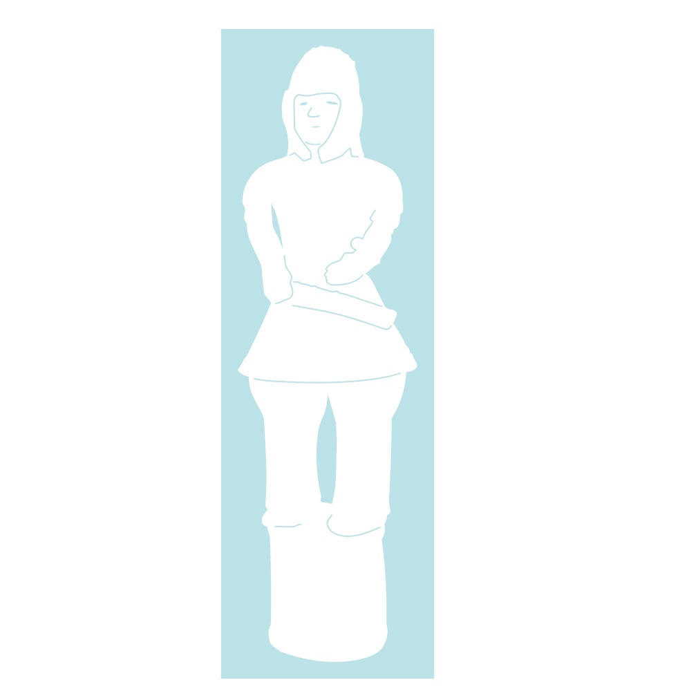 ステッカー 埴輪 挂甲武人