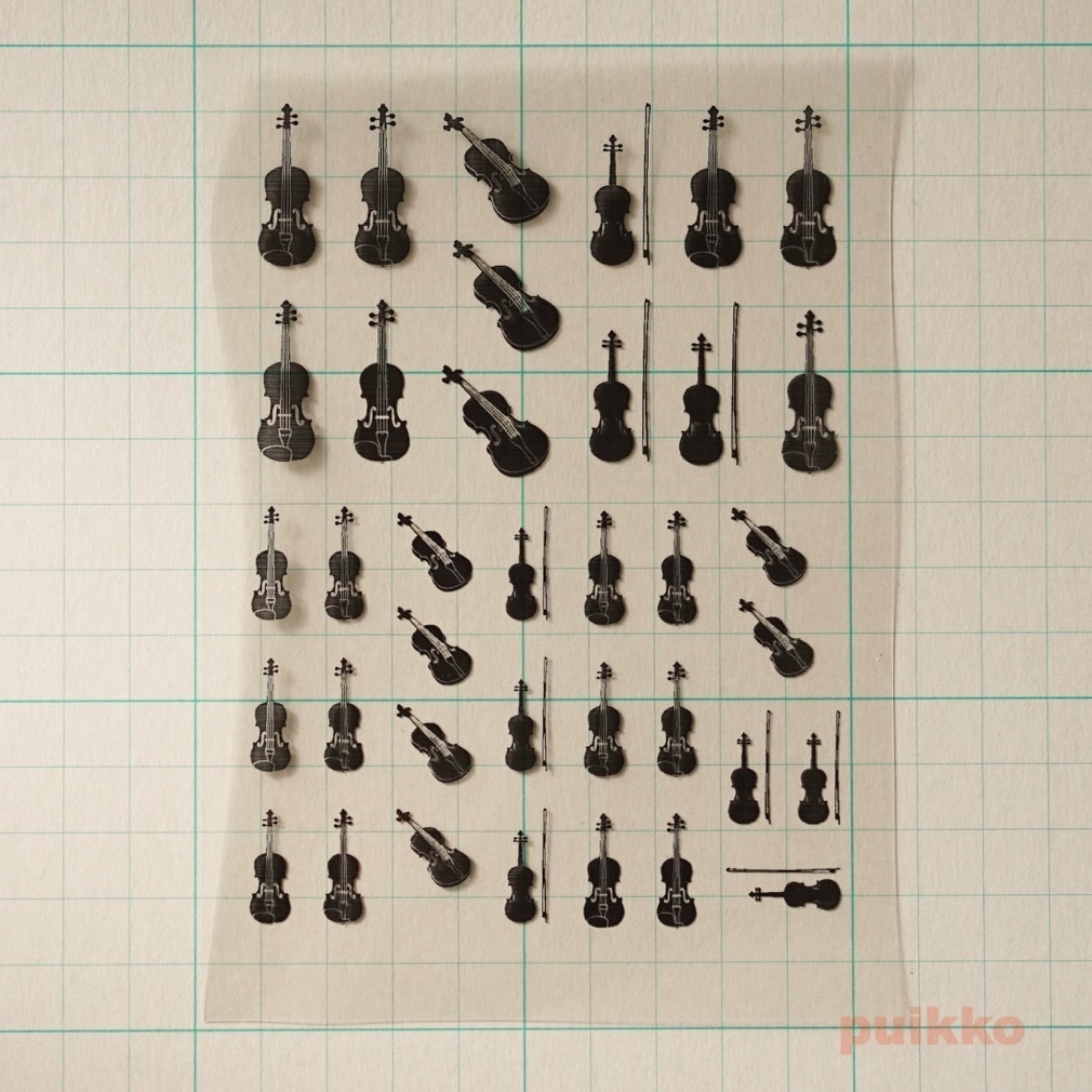 バイオリン レジン封入用フィルム