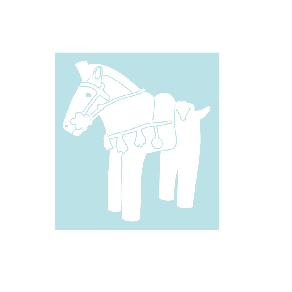 ステッカー 埴輪馬