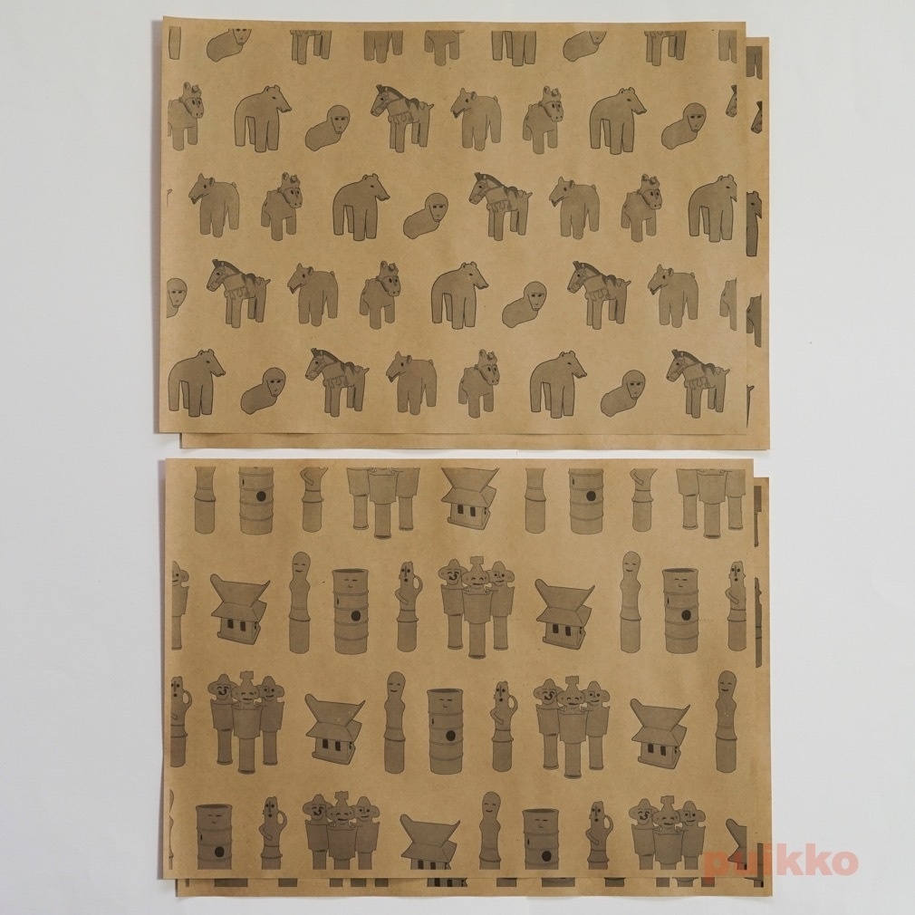 紙製ブックカバー 埴輪