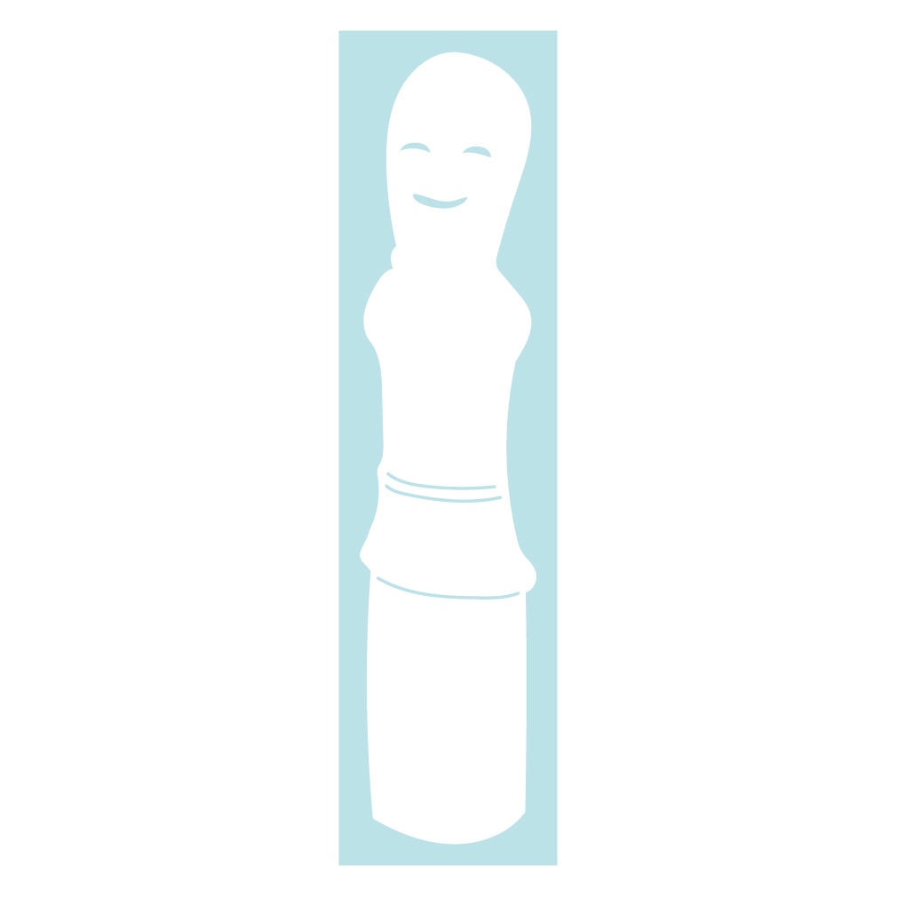 ステッカー 笑う埴輪