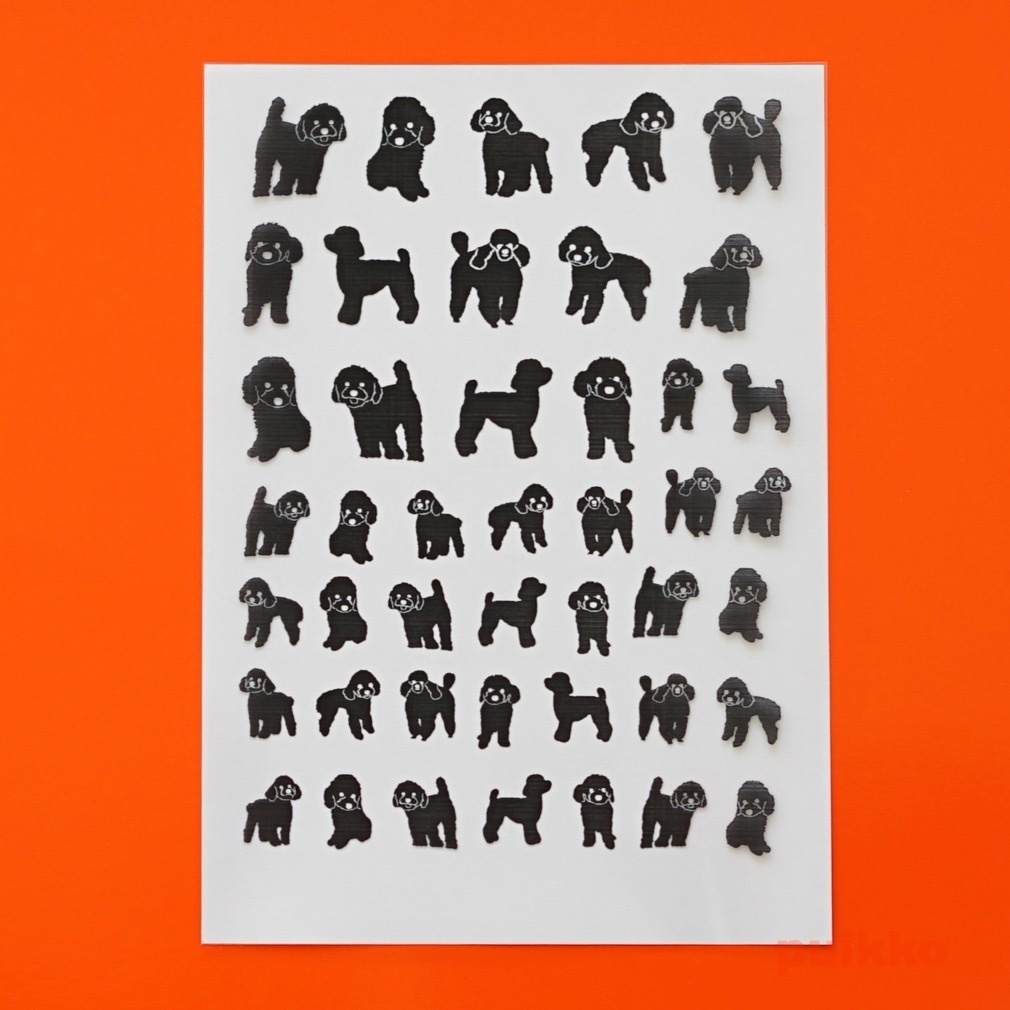 レジン封入用フィルム トイプードル