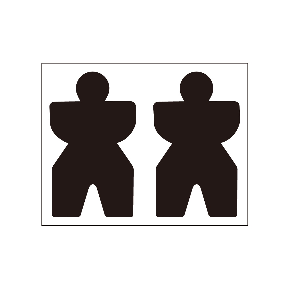 ステッカー　式神 式札1（2片）