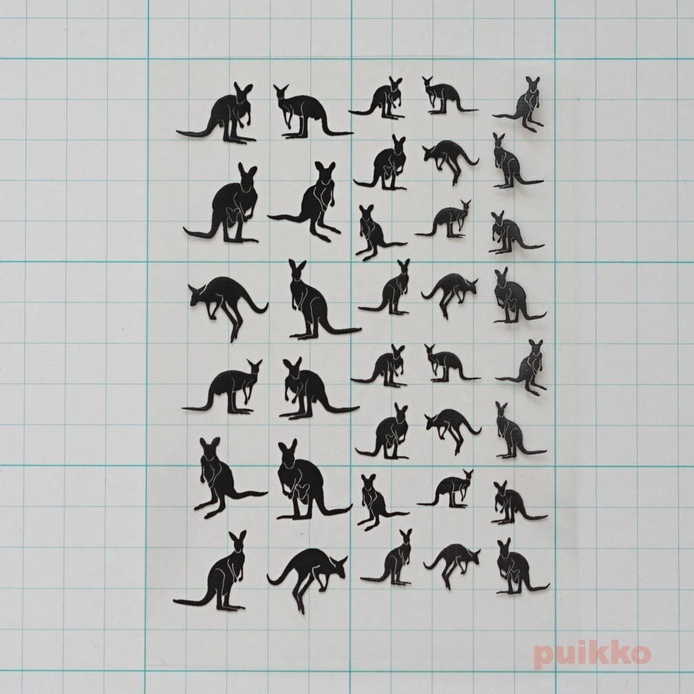 レジン封入用フィルム カンガルー