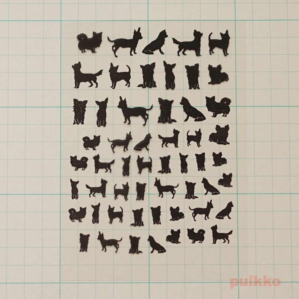 レジン封入用フィルム チワワ