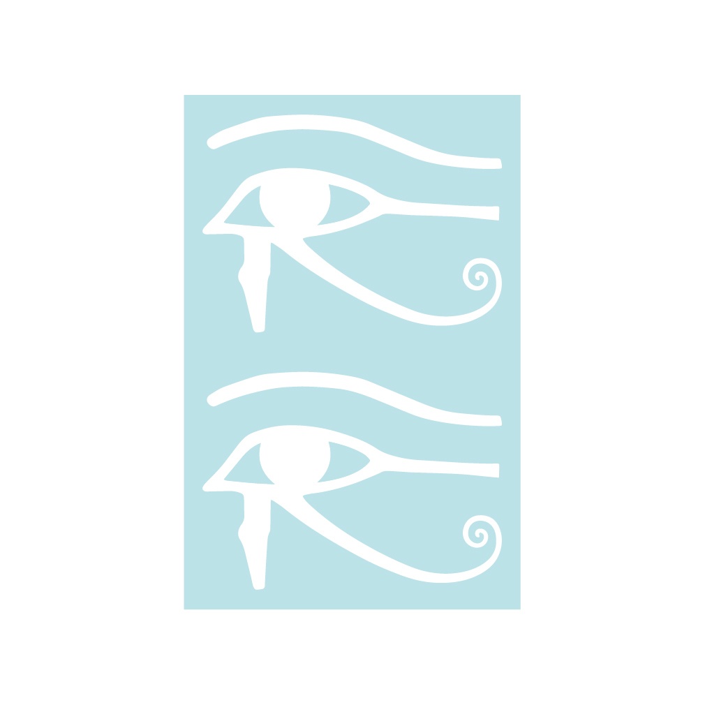 ステッカー エジプト ウジャトの目・小(2片)