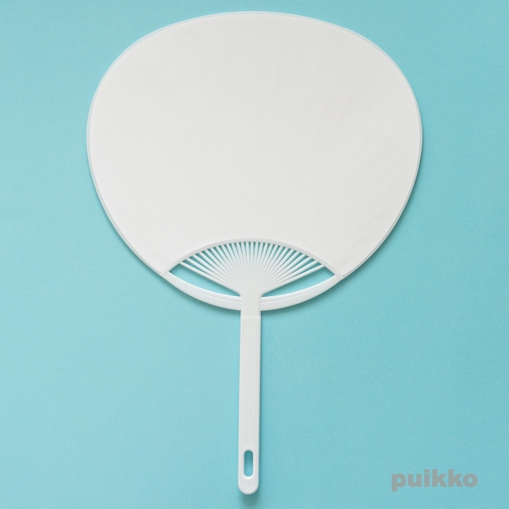 うちわ 歌川広重 「浮世画譜」猫