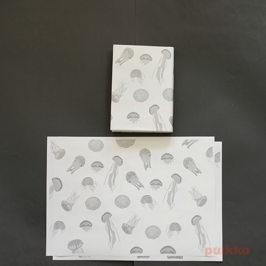 紙製ブックカバー クラゲ