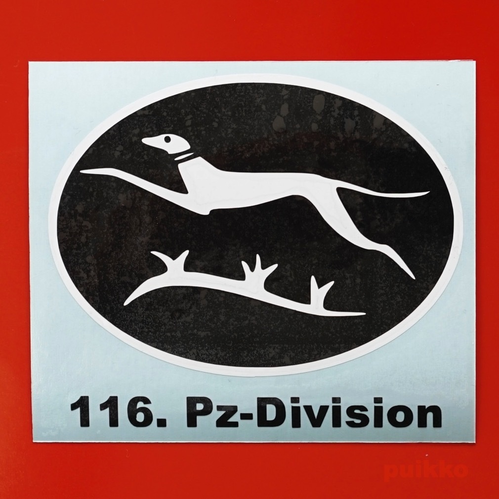 戦車ステッカー 第116装甲師団(重ね貼りタイプ)