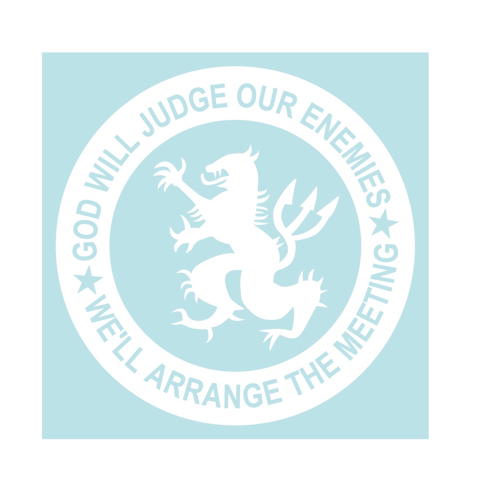 ミリタリーステッカー DEVGRU ライオン丸型