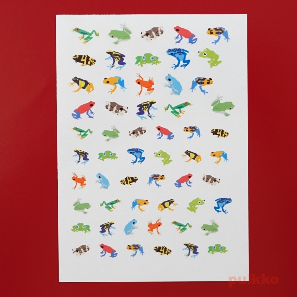 レジン封入用フィルム　カエル