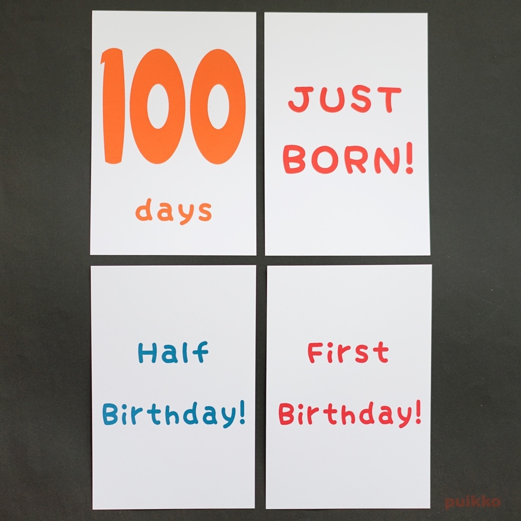 ベビーマンスリーカード Marukko(はがきサイズ)