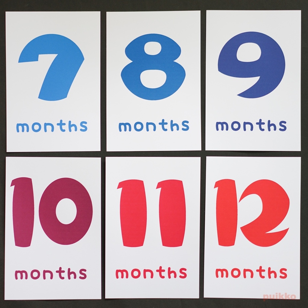 ベビーマンスリーカード Marukko(はがきサイズ)