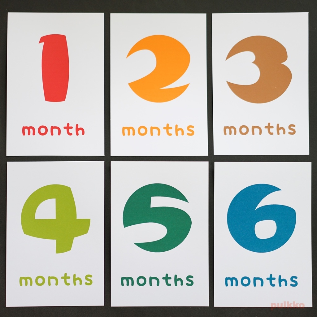 ベビーマンスリーカード Marukko(はがきサイズ)