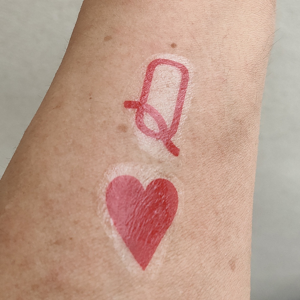 タトゥーシール トランプ赤