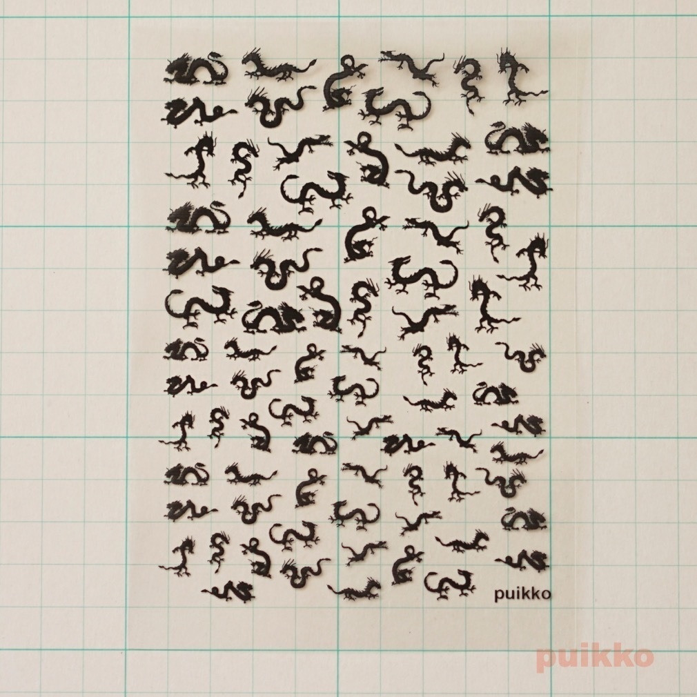 レジン封入用フィルム 龍2