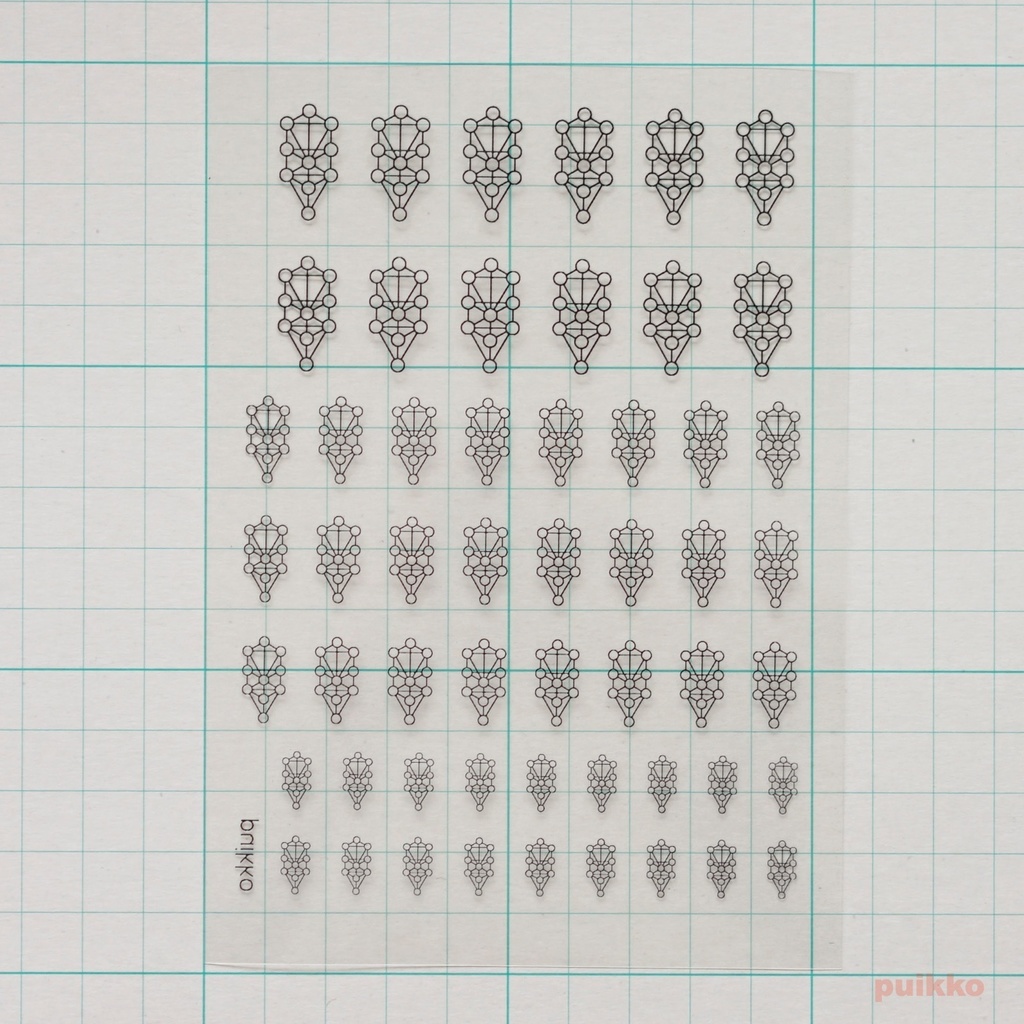 レジン封入用フィルム ツリーオブライフ