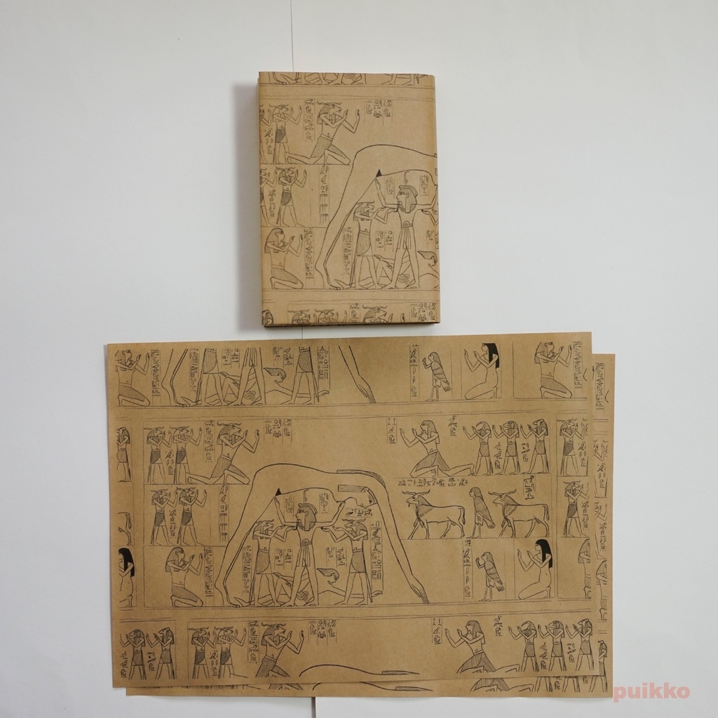 紙製ブックカバー エジプト 死者の書