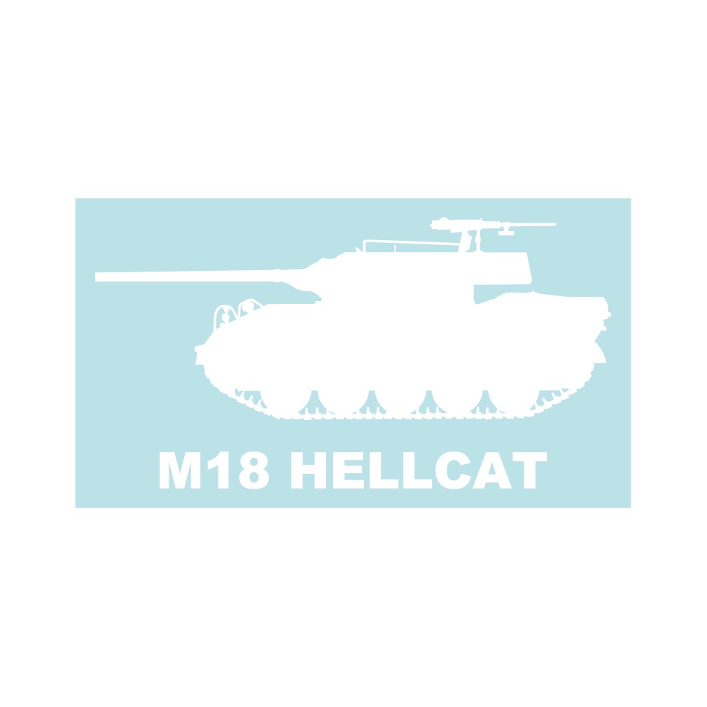 戦車ステッカー M18 ヘルキャット