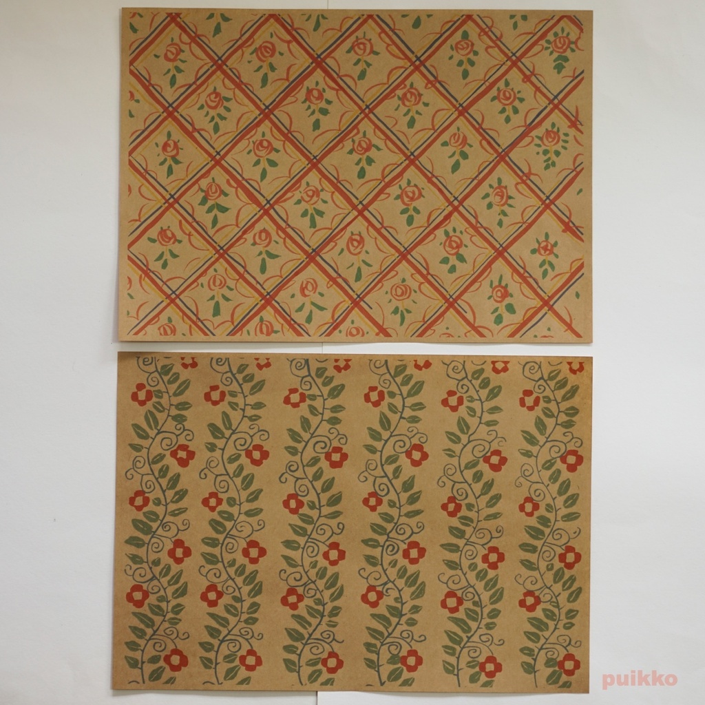 紙製ブックカバー+しおり 竹久夢二デザイン