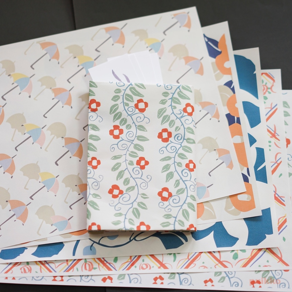 紙製ブックカバー+しおり 竹久夢二デザイン