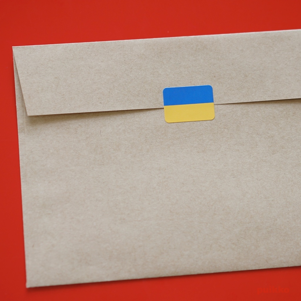 国旗シール ウクライナ