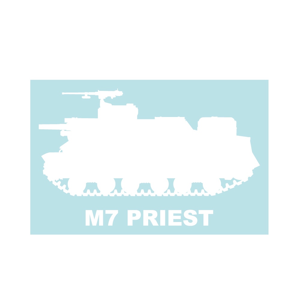 戦車ステッカー M7プリースト