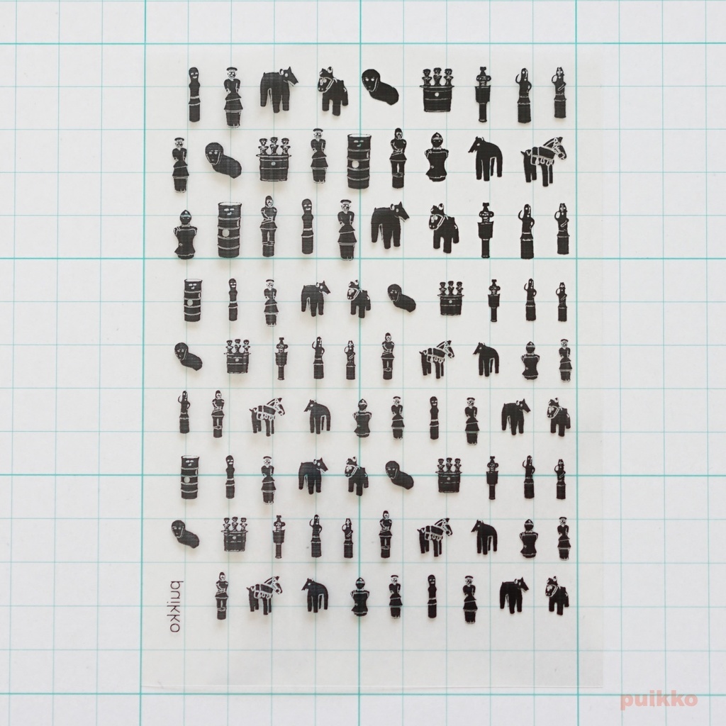 レジン封入用フィルム はにわ2