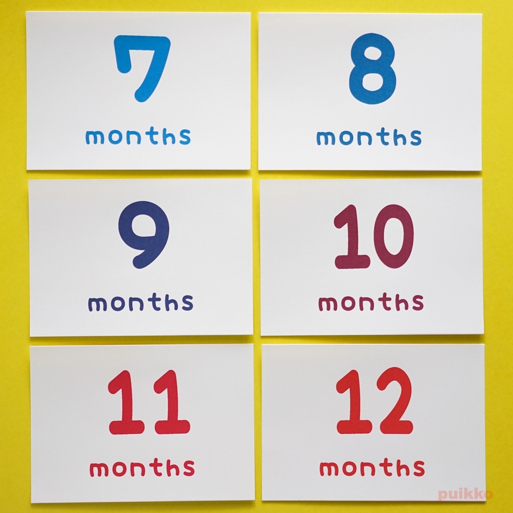 ベビーマンスリーカード marianフォント(L判)