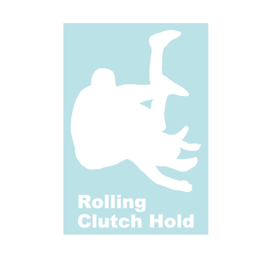 プロレス技ステッカー 回転エビ固め