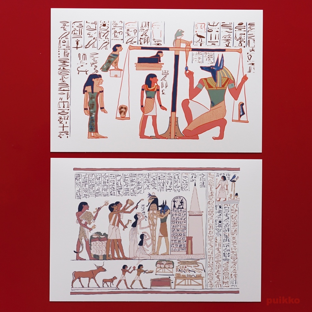 ポストカード エジプト 死者の書(5枚セット)