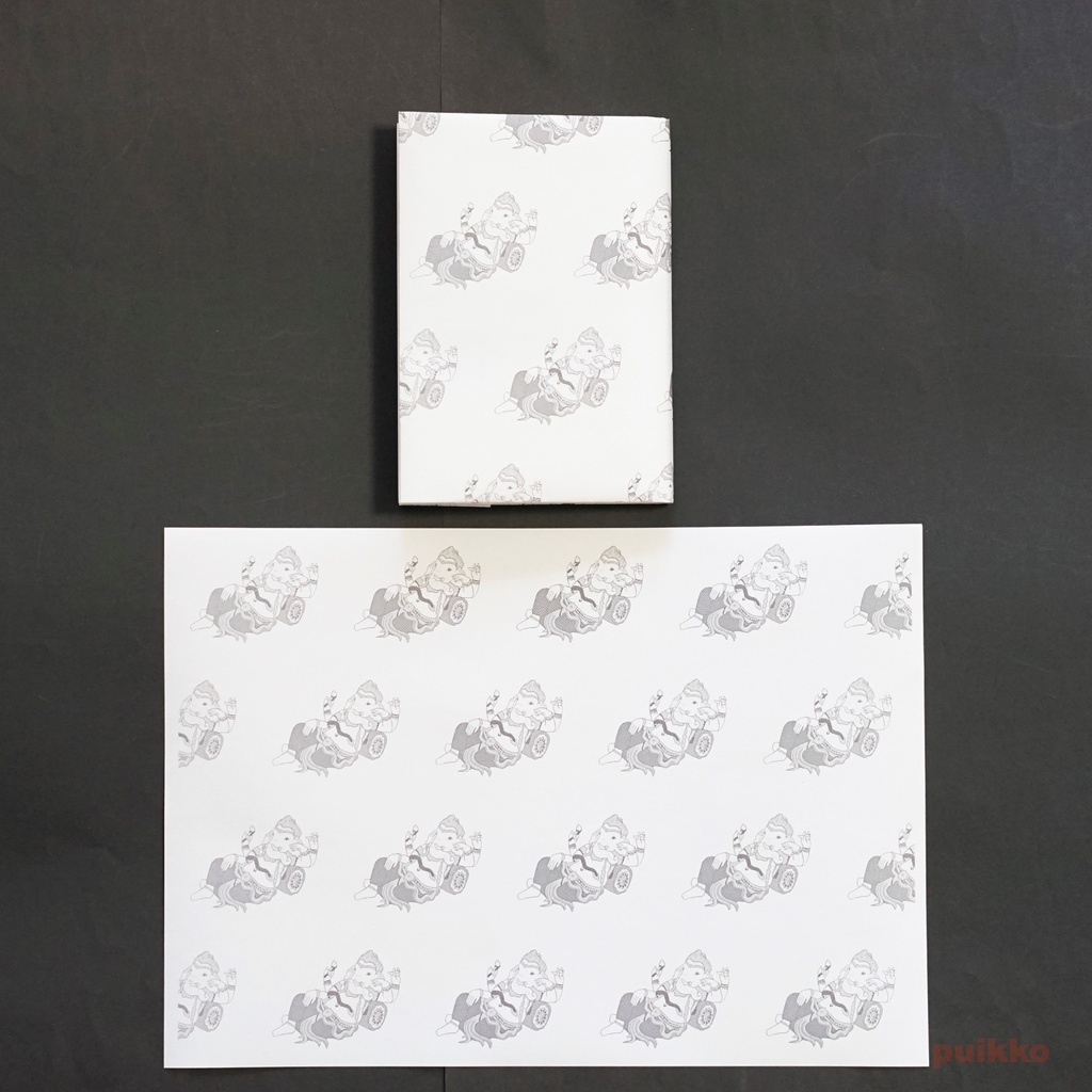 紙製ブックカバー ガネーシャ(5枚セット)