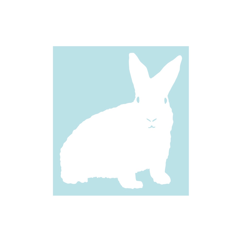 ステッカー うさぎ2