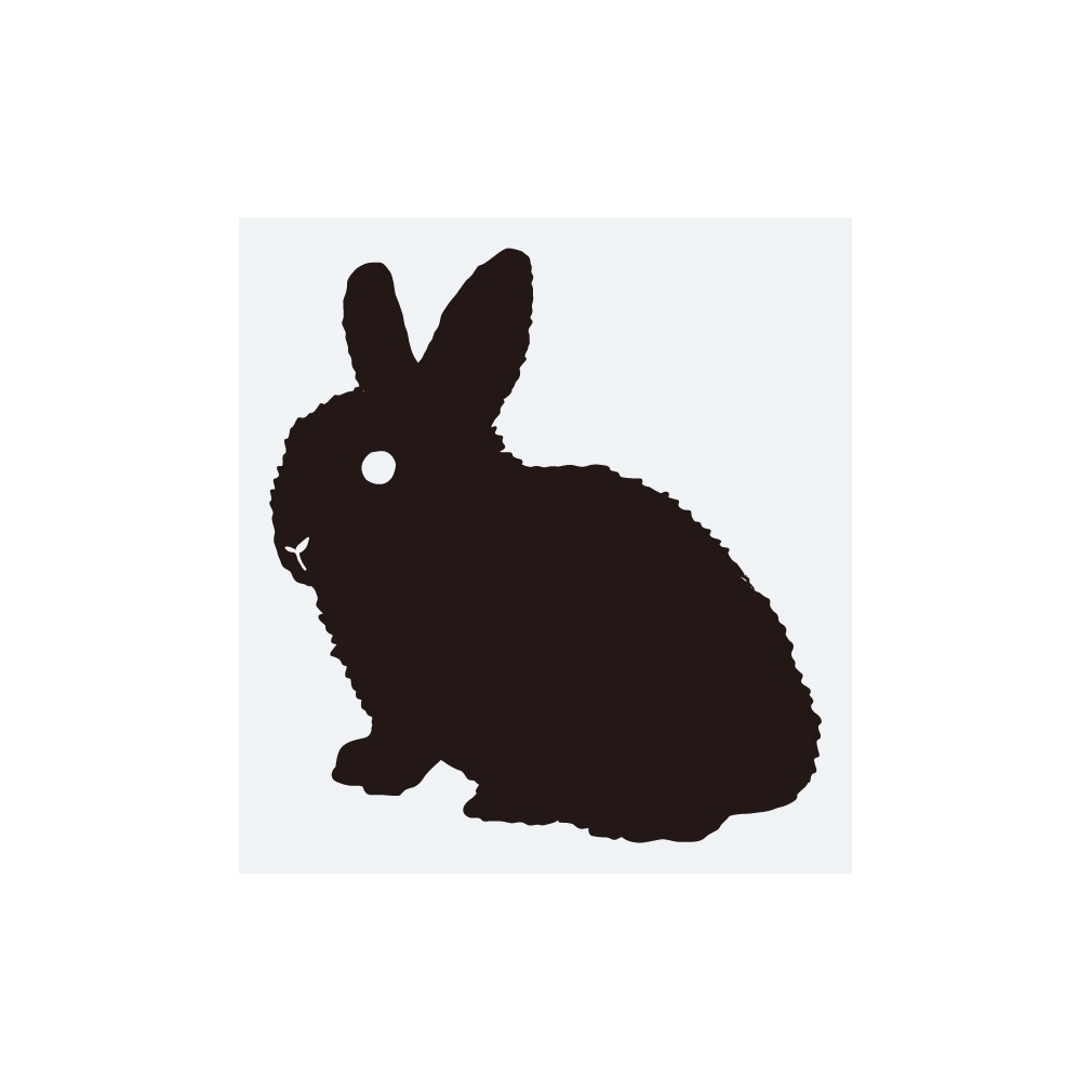 ステッカー うさぎ3